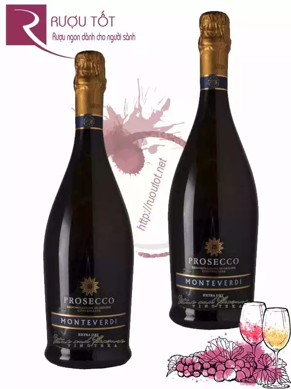 Rượu Prosecco Monteverdi Extra Dry