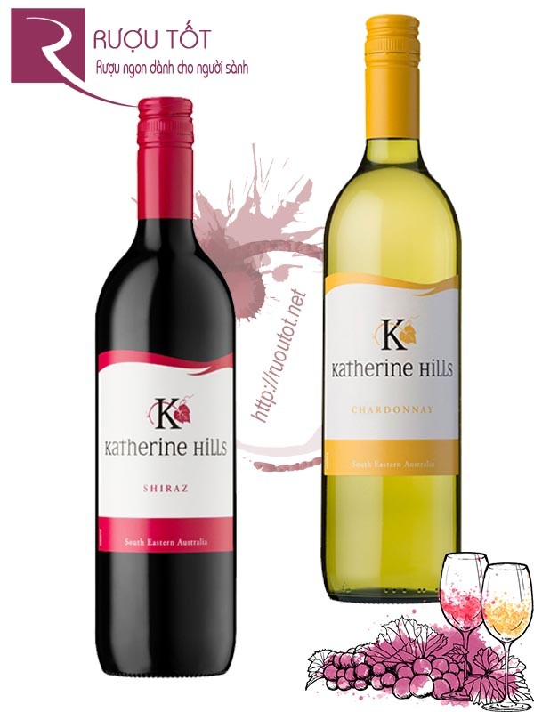 Rượu vang Katherine Hills Chardonnay Shiraz Cao cấp