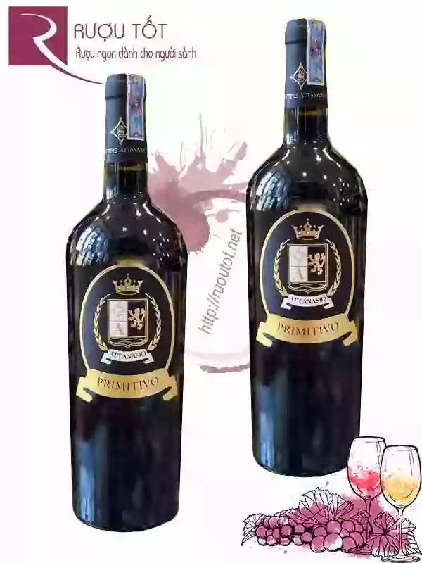 Rượu Vang Attanasio Primitivo Negroamaro Puglia