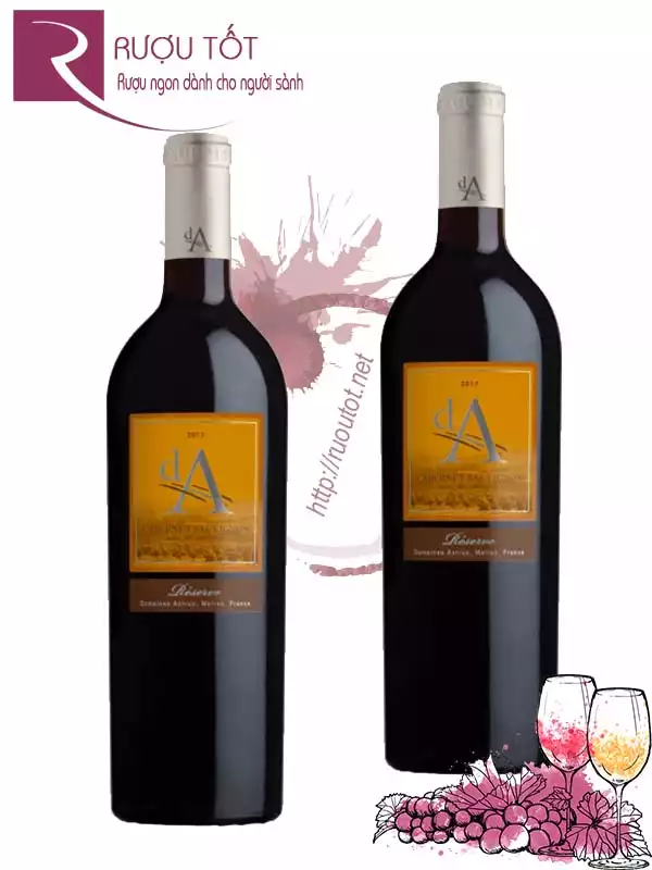 Vang Pháp dA Cabernet Sauvignon Reserve Cao cấp