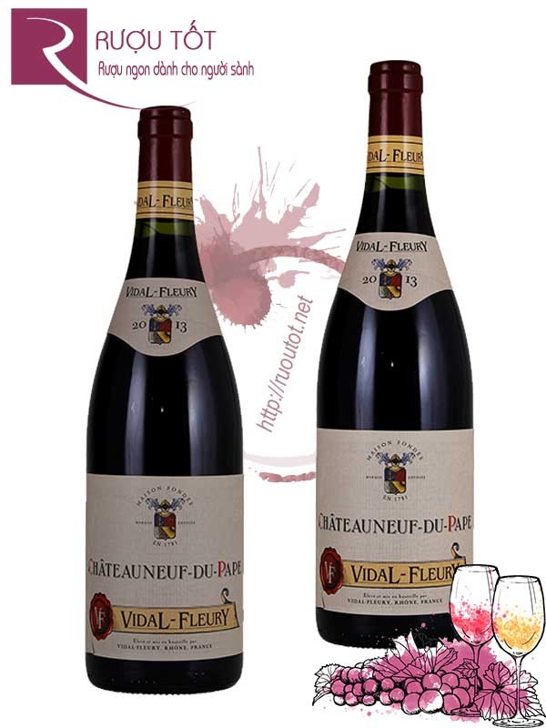 Rượu Vang Chateauneuf Du Pape Vidal Fleury Cao cấp