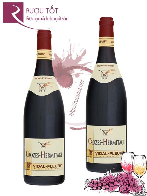 Rượu Vang Crozes Hermitage Vidal Fleury Cao cấp