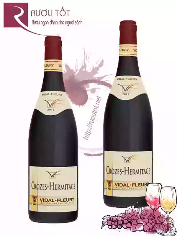 Rượu Vang Crozes Hermitage Vidal Fleury