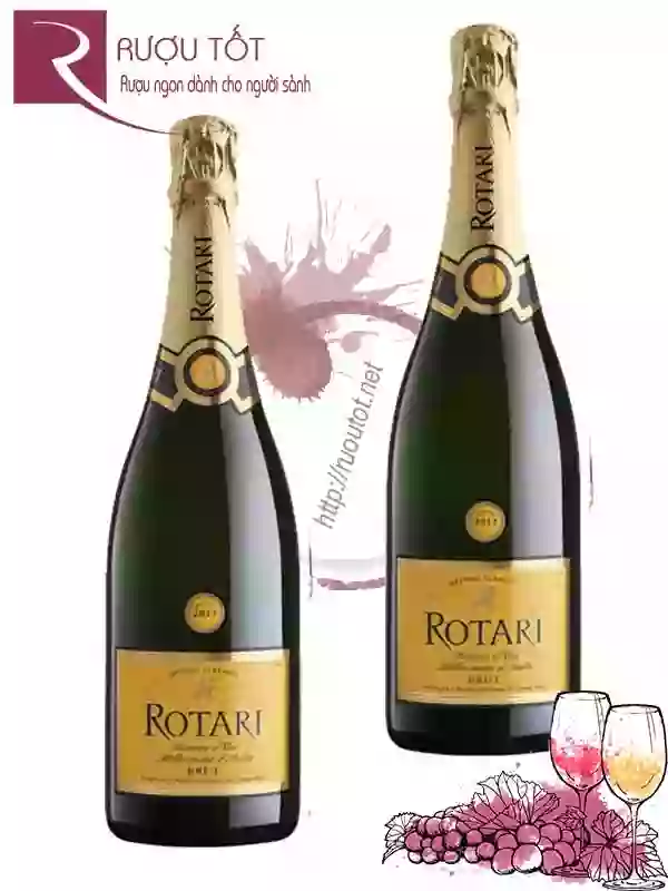 Rượu Sparkling Rotari Brut Trento DOC