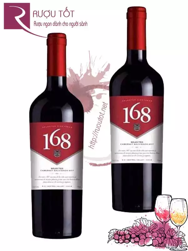 Vang Chile 168 Selected Cabernet Sauvignon Thượng hạng