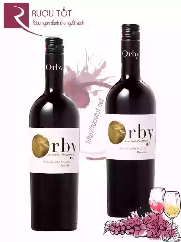 Vang Pháp Orby Syrah Grenache Bordeaux AOC Cao cấp