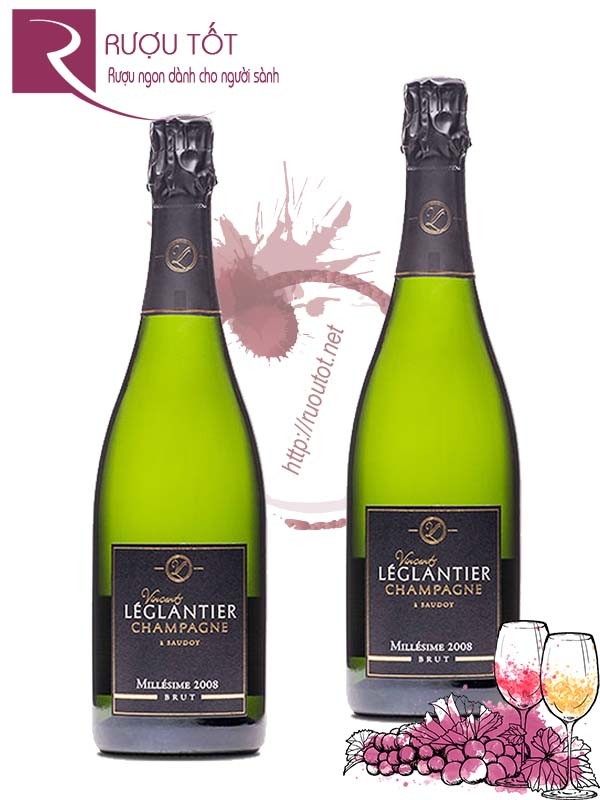Rượu Champagne Vincent Leglantier Millesime Brut Hảo hạng