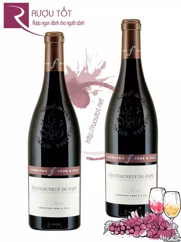 Vang Pháp Chateauneuf du Pape Le Parvis Cao cấp