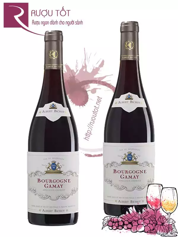 Vang Pháp Bourgogne Gamay Albert Bichot Hảo hạng