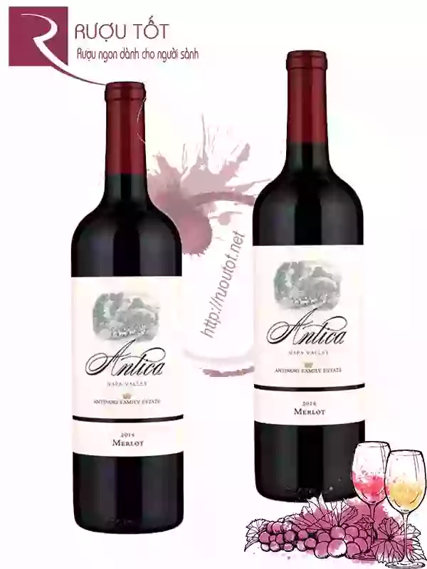 Rượu Vang Antica Antinori Merlot Napa Valley Cao cấp