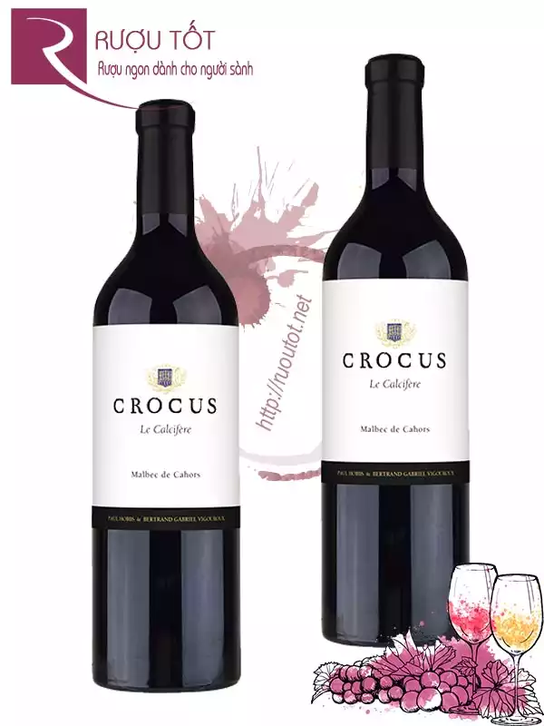 Rượu Vang Crocus Le Calcifere Malbec Cahors