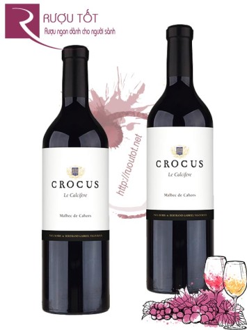 Rượu Vang Crocus Le Calcifere Malbec Cahors 92 điểm Cao cấp