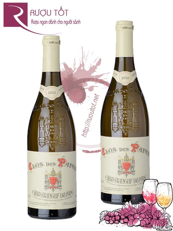 Rượu Vang Clos Des Papes Chateauneuf du Pape Blanc