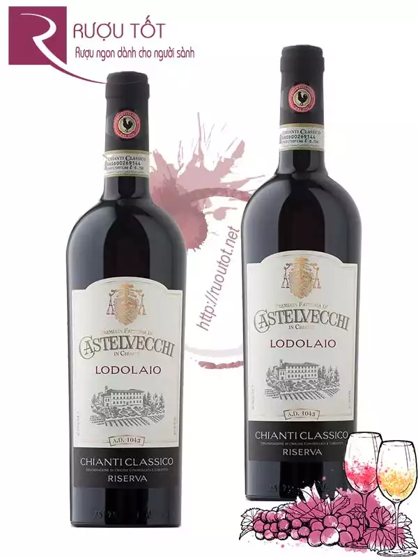 Vang Ý Castelvecchi Lodolaio Chianti Classico Riserva Hảo hạng