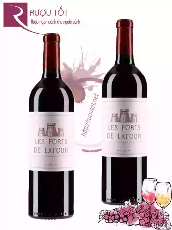 Rượu Vang Les Forts de Latour Premier Grand Cru Classe Pauillac 96 điểm