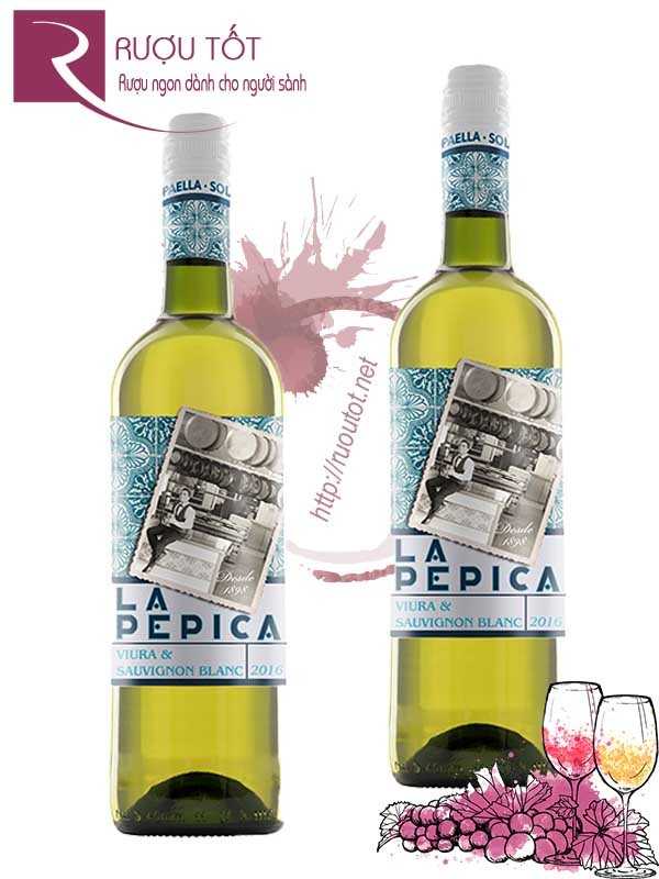 Rượu vang La Pepica Viura Sauvignon Blanc Hảo hạng