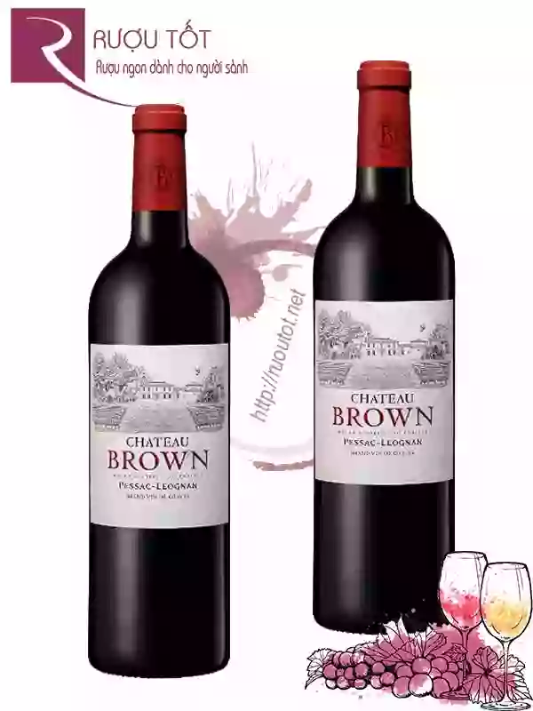 Rượu Vang Chateau Brown Rouge Pessac Leognan 93 điểm Cao cấp