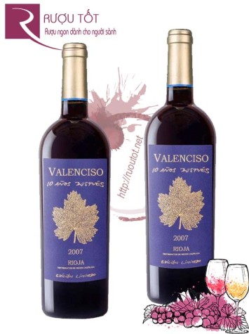 Rượu vang Valenciso 10 anos despues Thượng hạng