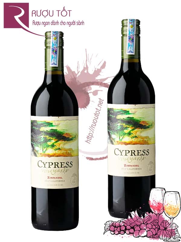 Rượu vang Cypress Vineyards Zinfandel Hảo hạng
