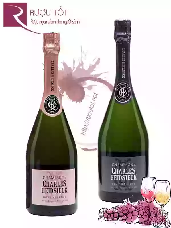 Rượu Champagne Charles Heidsieck Brut - Rose Reserve