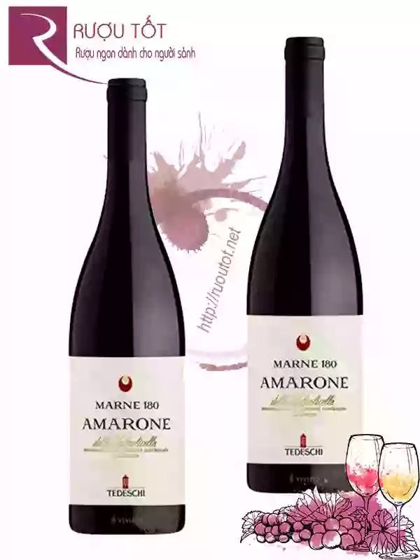 Rượu Vang Marne 180 Amarone Tedeschi della Valpolicella 92 điểm Cao cấp