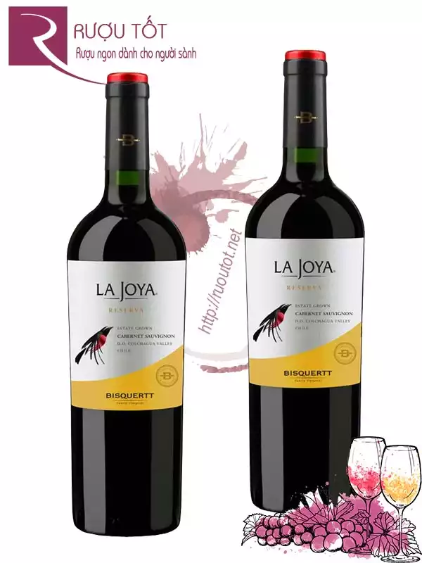 Vang Chile La Joya Reserva Cabernet Sauvignon Bisquertt Cao cấp