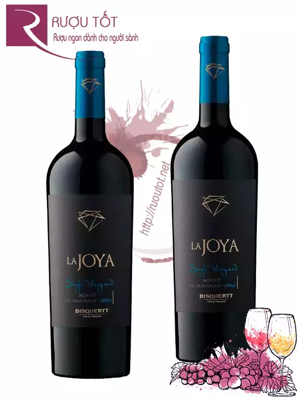 Vang Chile La Joya Single Vineyard Merlot Bisquertt