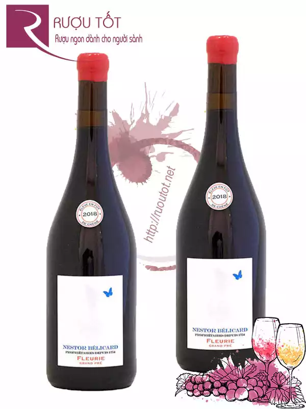 Vang Pháp Nestor Belicard Beaujolais Villages Cao cấp