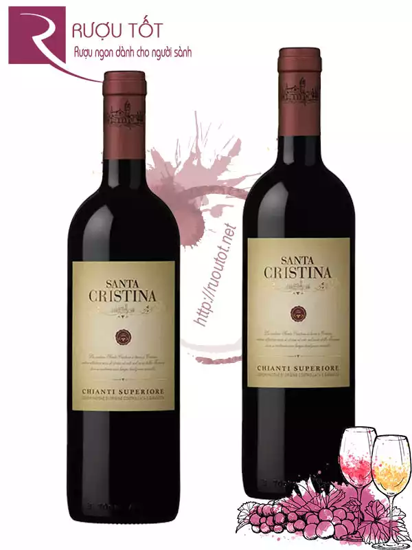 Vang Ý Santa Cristina Chianti Superiore Cao cấp