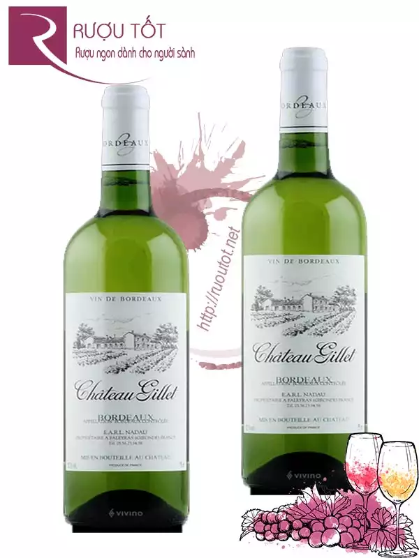 Vang Pháp Château Gillet White Bordeaux Thượng hạng