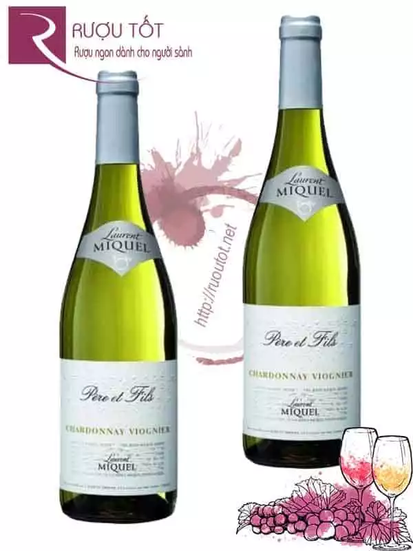 Vang Pháp Pere Et Fils Chardonnay Viognier Laurent Miquel