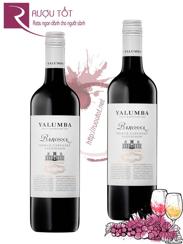 Rượu vang Yalumba Samuel Collection Barossa Shiraz Cabernet