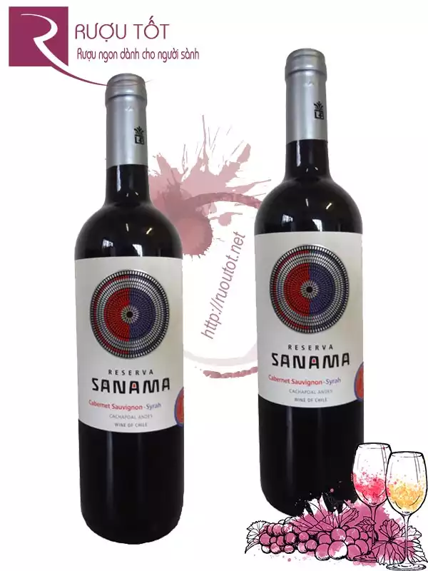 Vang Chile Sanama Cabernet Sauvignon Rapel Valley Cao cấp