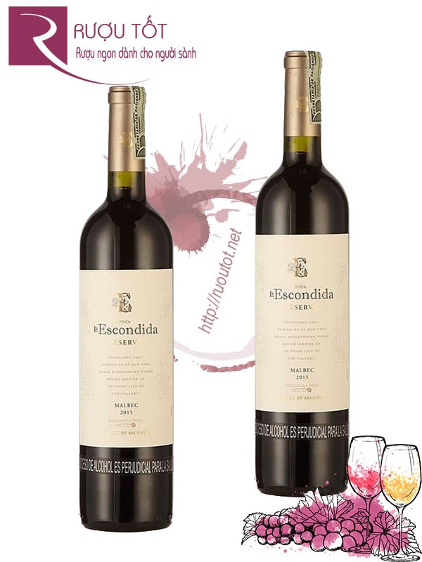 Rượu vang Finca La Escondida Reserve Malbec Cao cấp