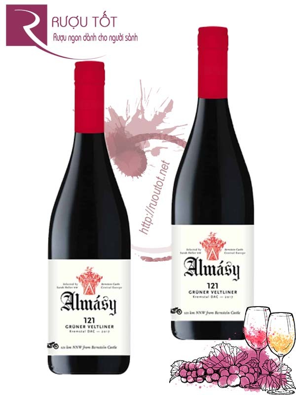 Rượu vang Almasy 121 Gruner Veltliner Thượng hạng