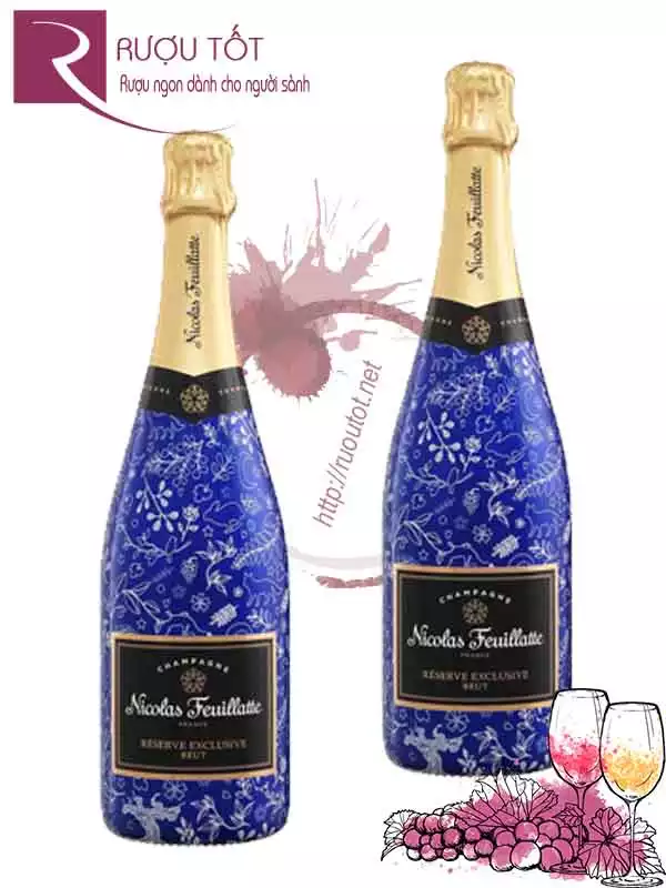 Champagne Pháp Nicolas Feuillatte Sleeve Brut Cao cấp