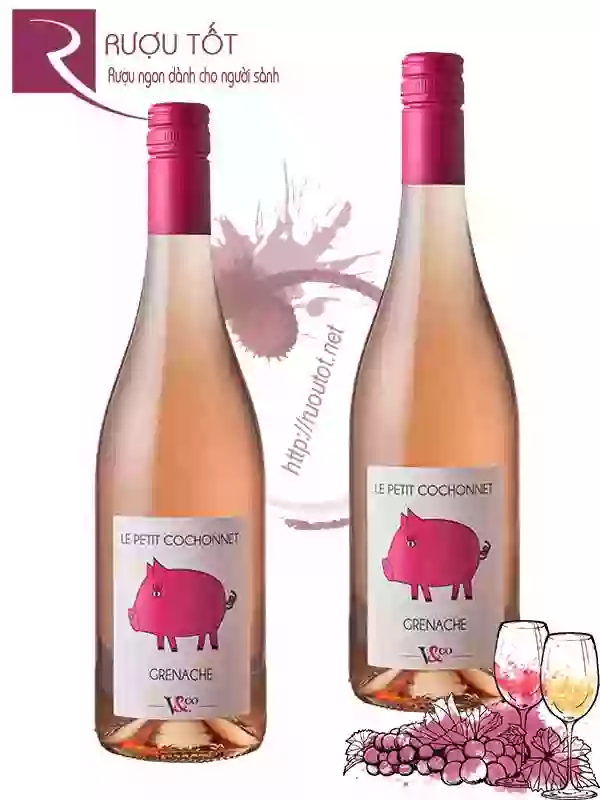 Rượu Vang Le Petit Cochonnet Rose