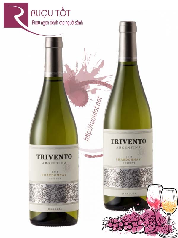 Rượu vang Trivento Argentina Reserve Chardonnay Thượng hạng
