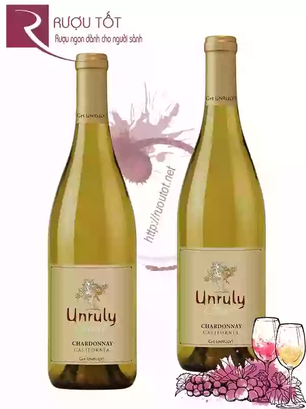 Rượu Vang Unruly Chardonnay California Hảo hạng
