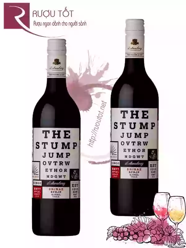Rượu vang The Stump Jump Shiraz DArenberg Hảo hạng