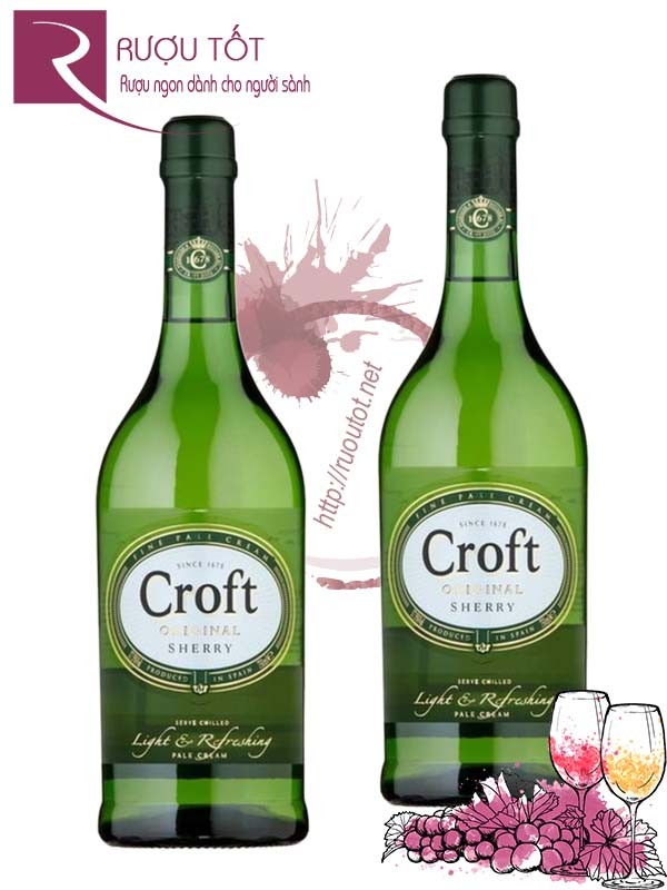 Rượu vang Croft Original Sherry Cream Hảo hạng