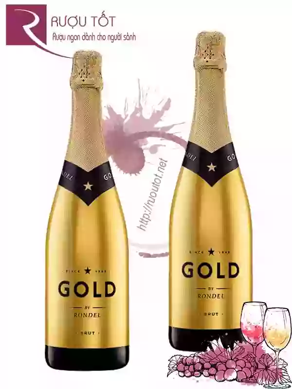 Rượu Vang Nổ Gold Rondel Semi Seco