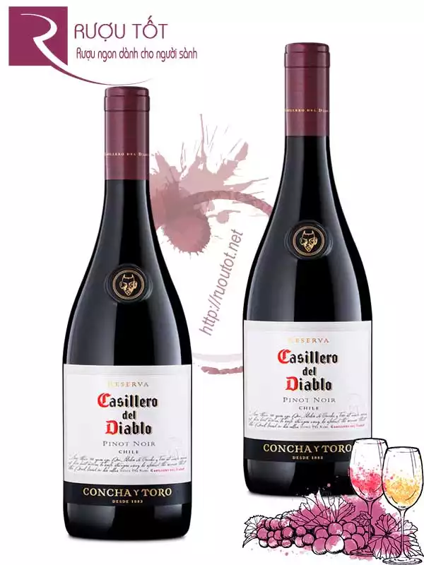 Vang Chile Casillero Del Diablo Reserva Pinot Noir Concha Y Toro Cao cấp