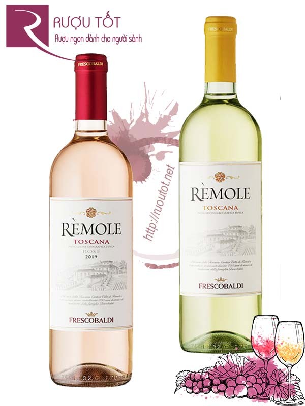 Rượu Vang Remole Frescobaldi Toscana IGT White - Rose Cao cấp