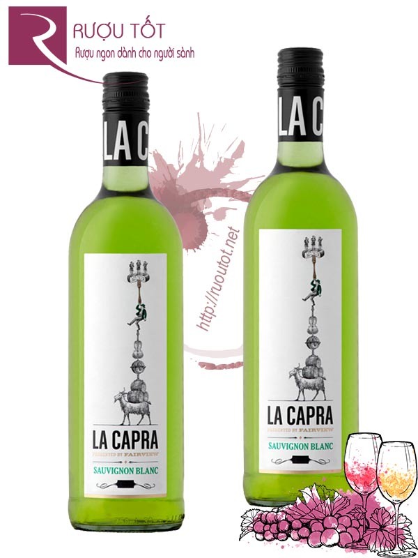 Rượu vang La Capra Presented By Fairview Sauvignon Blanc Cao cấp