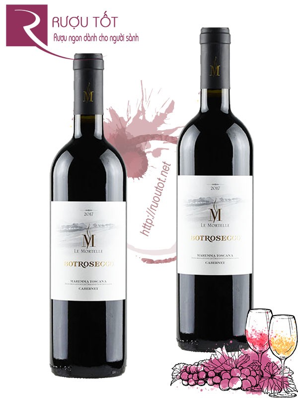 Rượu Vang Botrosecco M Le Mortelle Maremma Cabernet Toscana DOC