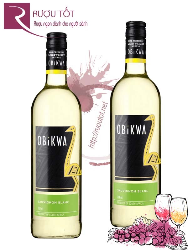 Rượu vang Obikwa Sauvignon Blanc Cao cấp