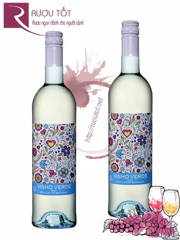 Rượu vang Vinho Verde Quinta Da Lixa Flores Thượng hạng