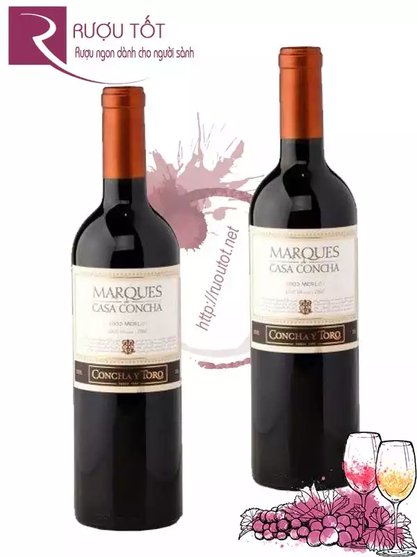 Vang Chile Marques de Casa Concha Merlot Concha Y Toro Hảo hạng