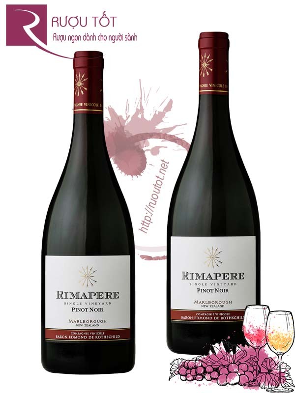 Rượu vang Rimapere Pinot Noir Marlborough Thượng hạng